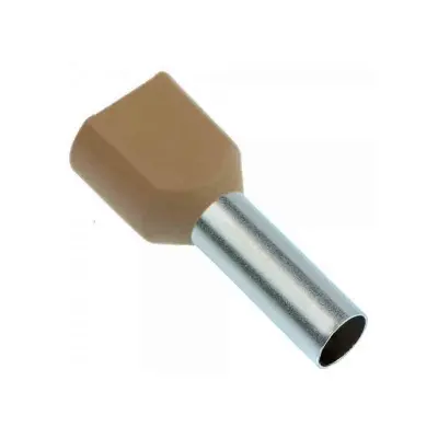 2X10Mm İzoleli Çift Girişli Yüksük 50Ad