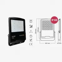 300W Elegant Led Projektör Beyaz 6500K