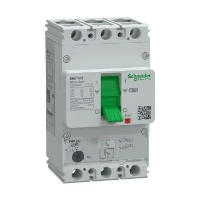 3X160A. 36kA Termik Manyetik Şalter Go Pact