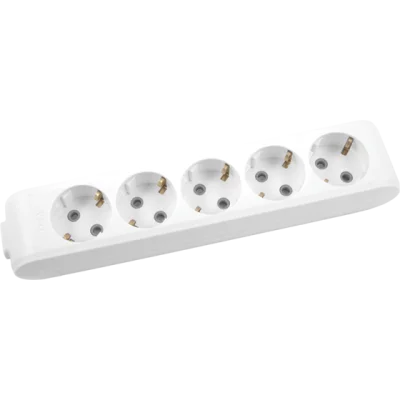 Beşli Topraklı Grup Priz Klemensli Çocuk Korumalı