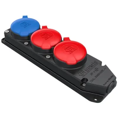 3X25A 2 Trifaze 1 Monofaze Üçlü Grup Priz