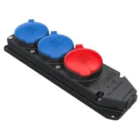 3x25A Üçlü Grup Priz (1Tri+ 2 Mono)