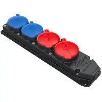 3x25A Dörtlü Grup Priz (2Tri+ 2 Mono)