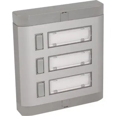 3'lü Alüminyum Zil Butonu