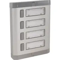 4'lü Alüminyum Zil Butonu