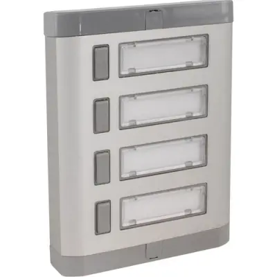 4'lü Alüminyum Zil Butonu