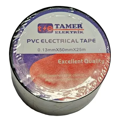 İzole Bant 50X25Mm Siyah (Geniş Bant)