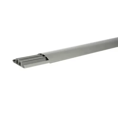 75X20 Gri Pvc Döşeme Üstü Kablo Kanalı