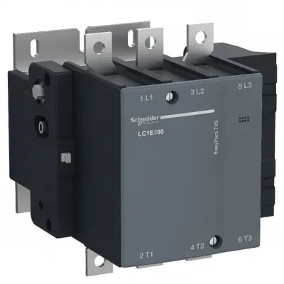 110kW 3 Kutup Kontaktör 200A Tvs 1Na 220Vac