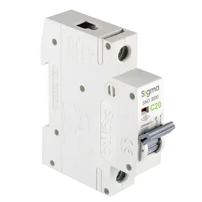 1X20A 3kA C Tip Otomatik Sigorta