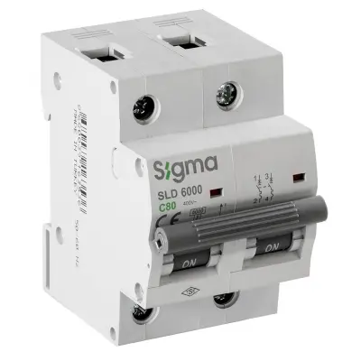 SLD6000 6KA 2P C80 Otomatik Sigorta