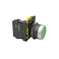 Start Buton 22mm Yeşil