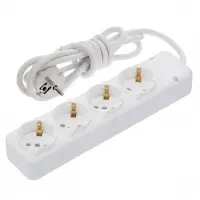 3 Metre Dörtlü Topraklı Priz