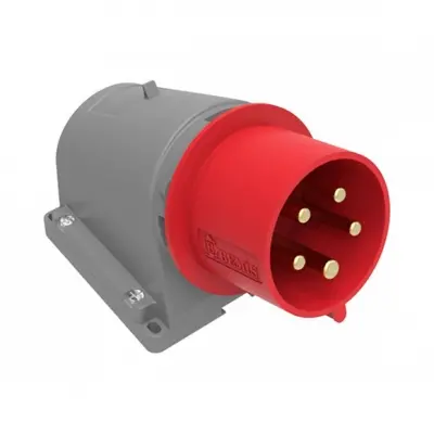 5x32A 3P+E+N 380V 90° Eğik Duvar Fiş