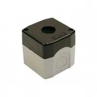 1'li Buton Kutusu Siyah IP44