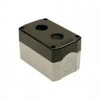 2'li Buton Kutusu Siyah IP44