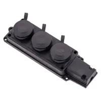 1X16A 2P+E 200/250V Kauçuk Üçlü Priz