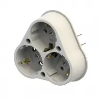 Üçlü Sıva Altı Topraklı Priz